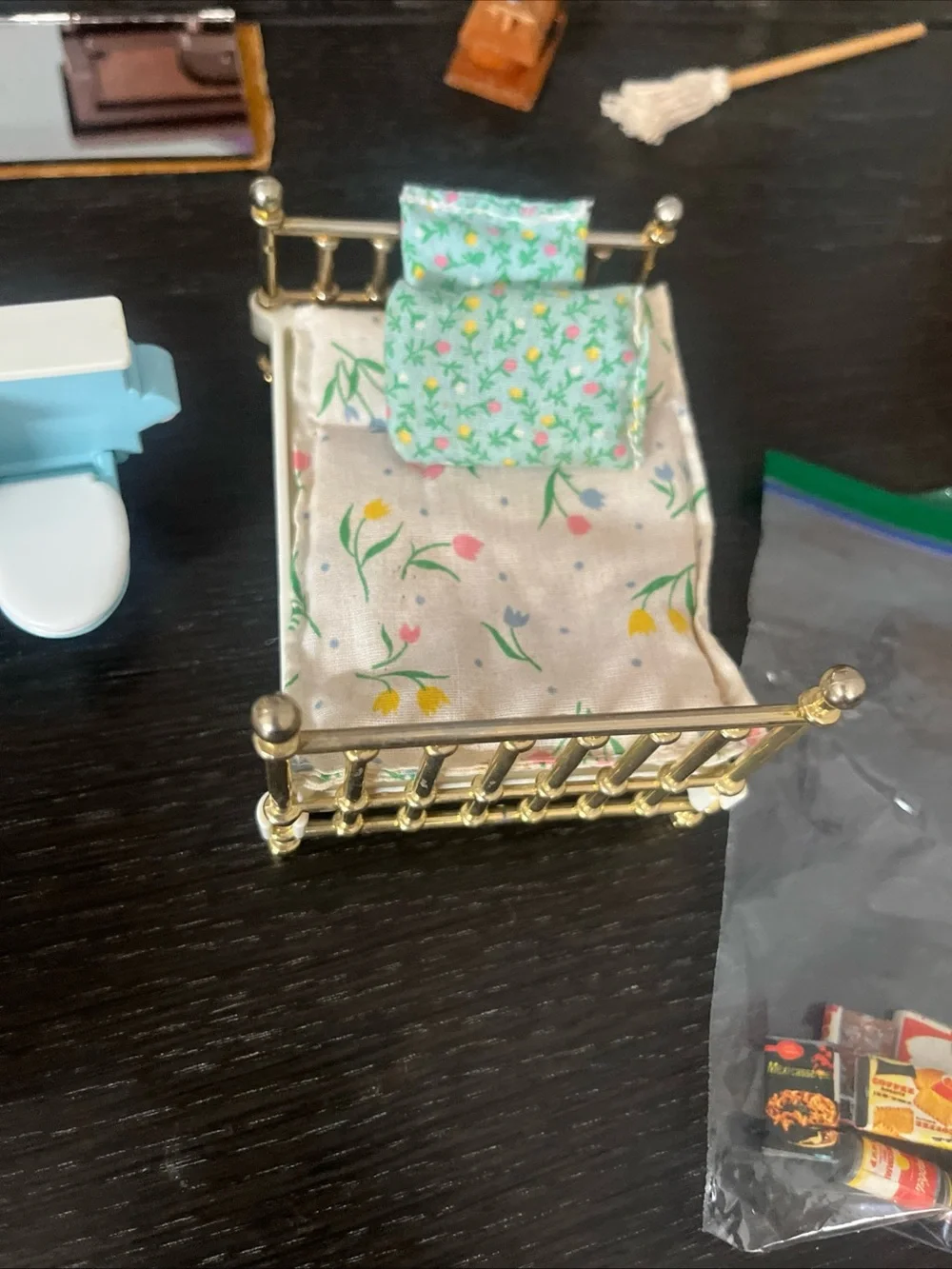 Fisher-Price Dollhouse Furniture Bedroom, Bathroom, Living Room Kitchen